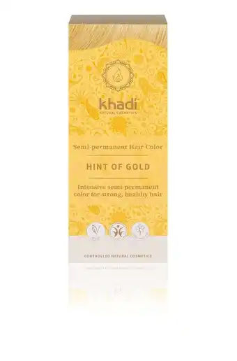 De Online Drogist Khadi haarverf golden hint aanbieding