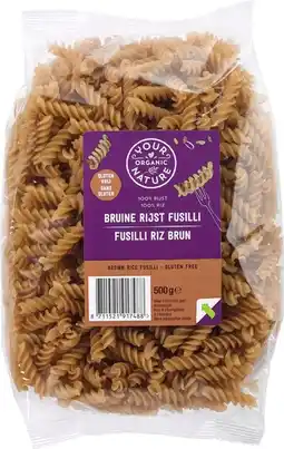 De Online Drogist Your organic nature bruine rijst fusilli aanbieding