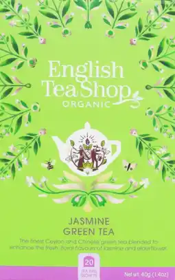 De Online Drogist English tea shop jasmine green tea biologisch aanbieding