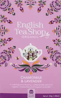 De Online Drogist English tea shop kamille & lavendel biologisch aanbieding