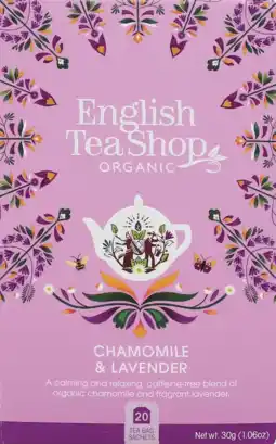 De Online Drogist English tea shop kamille & lavendel biologisch aanbieding