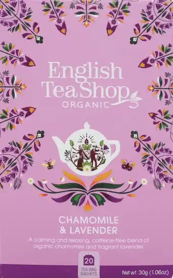 De Online Drogist English tea shop kamille & lavendel biologisch aanbieding