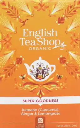 De Online Drogist English tea shop curcuma, ginger & lemongrass aanbieding