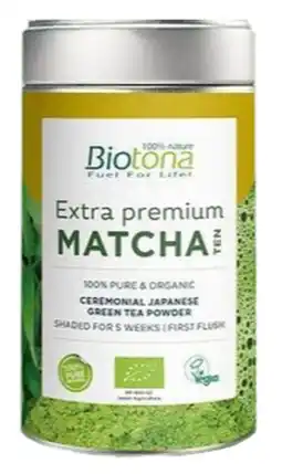 De Online Drogist Biotona extra premium matcha aanbieding