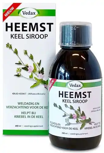 De Online Drogist Vedax heemst keel siroop aanbieding