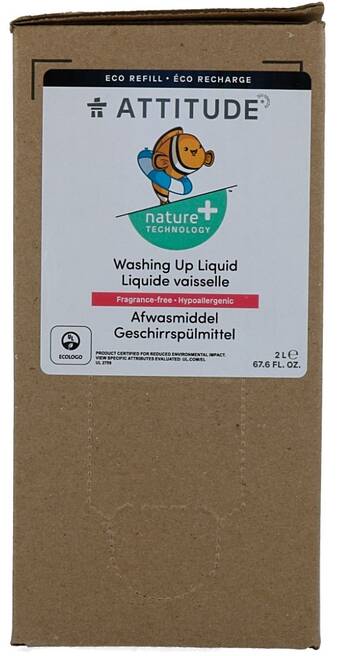 De Online Drogist Attitude washing up liquid fragrance free aanbieding