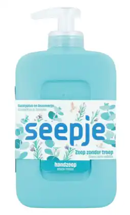 De Online Drogist Seepje handzeep eucalyptus en rozemarijn aanbieding