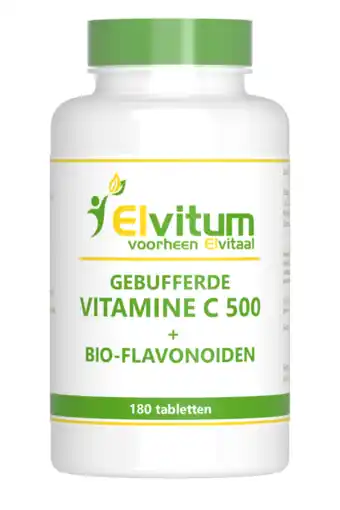 De Online Drogist Elvitum gebufferde vitamine c 500 aanbieding