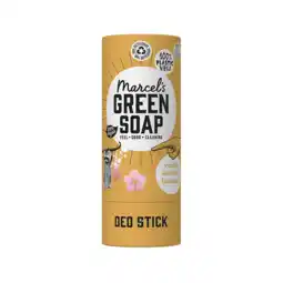 De Online Drogist Marcels green soap vanille & kersenbloesem deo stick aanbieding
