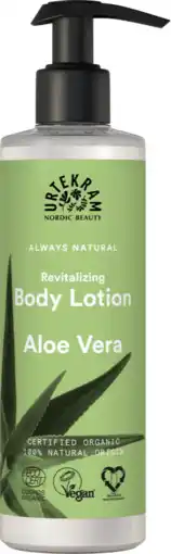 De Online Drogist Urtekram aloë vera bodylotion aanbieding