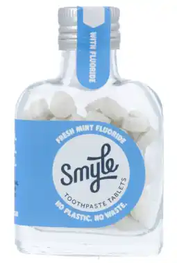 De Online Drogist Smyle toothpaste tablets met fluoride aanbieding