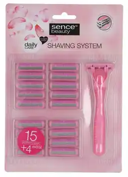 De Online Drogist Sencebeauty women scheerapparaat 15+4 extra aanbieding