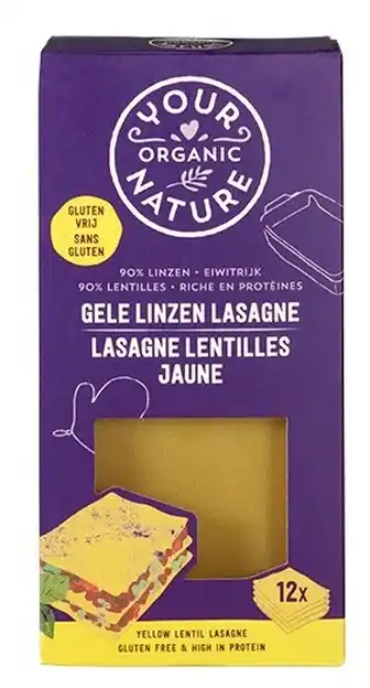 De Online Drogist Your organic nature gele linzen lasagne aanbieding