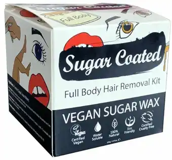 De Online Drogist Sugar coated full body hair removal kit aanbieding