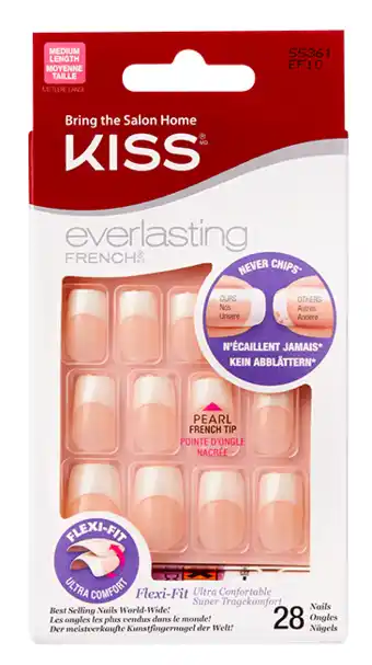 De Online Drogist Kiss everlasting french nail kit medium aanbieding
