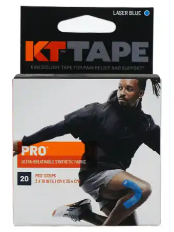 De Online Drogist Kt tape pro strips lichtblauw aanbieding