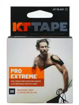 De Online Drogist Kt tape pro extreme strips zwart aanbieding