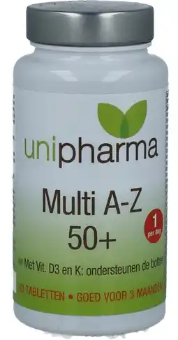 De Online Drogist Unipharma multi a-z 50+ tabletten aanbieding