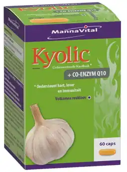 De Online Drogist Mannavital kyolic & co enzym q10 capsules aanbieding