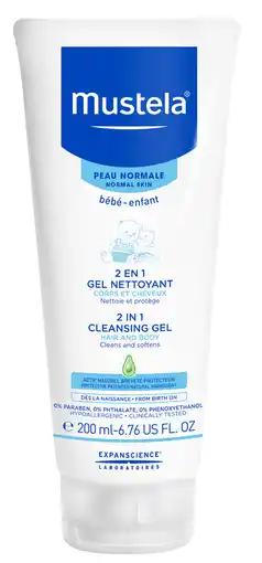 De Online Drogist Mustela baby 2in1 cleansing wasgel aanbieding