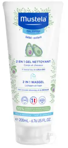 De Online Drogist Mustela baby 2in1 cleansing wasgel aanbieding