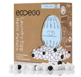 De Online Drogist Eco egg laundry egg refill pellets fresh linen aanbieding