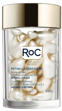 De Online Drogist Roc retinol correxion line smoothing night serum capsules aanbieding
