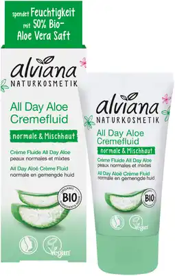 De Online Drogist Alviana all day aloe cream fluid aanbieding