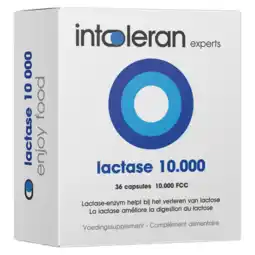 De Online Drogist Intoleran lactase 10.000 fcc capsules aanbieding