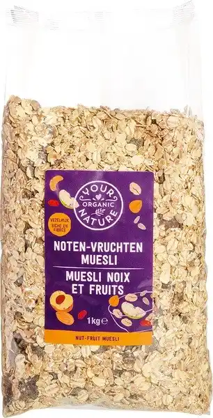 De Online Drogist Your organic nature noten-vruchten muesli aanbieding