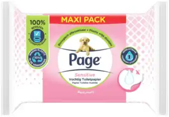 De Online Drogist Page toiletpapier sensitive vochtig toiletpapier aanbieding