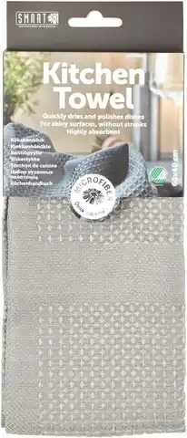 De Online Drogist Smart microfiber system keukenhanddoek grijs aanbieding
