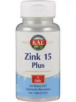 De Online Drogist Kal zink 15 plus tabletten aanbieding