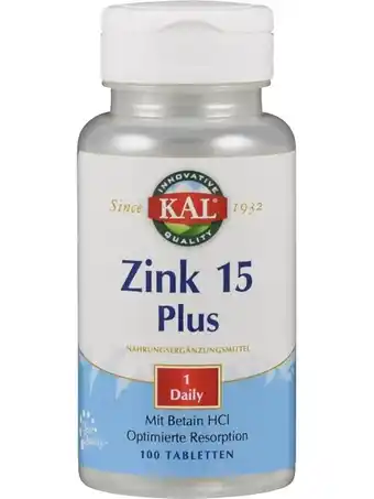 De Online Drogist Kal zink 15 plus tabletten aanbieding