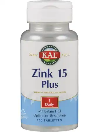 De Online Drogist Kal zink 15 plus tabletten aanbieding