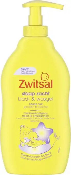 De Online Drogist Zwitsal slaap zacht body & wasgel - lavendel aanbieding