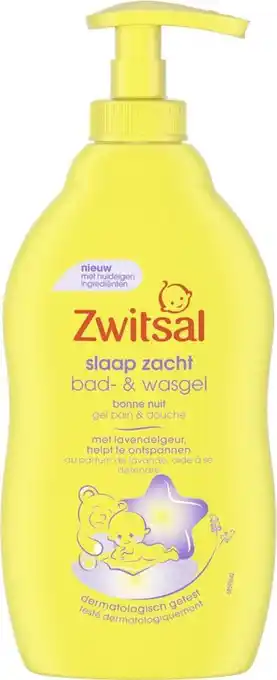 De Online Drogist Zwitsal slaap zacht body & wasgel - lavendel aanbieding