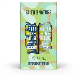 De Online Drogist Faith in nature body care geschenkset aanbieding