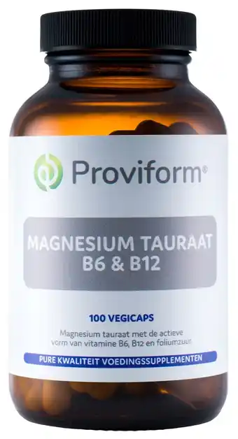 De Online Drogist Proviform magnesium tauraat b6 & b12 vegicaps aanbieding