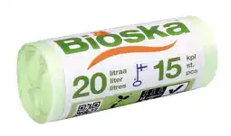 De Online Drogist Bioska afvalzakken 20 liter aanbieding