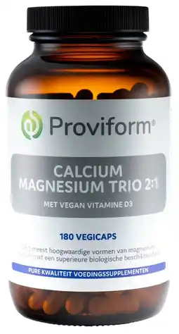 De Online Drogist Proviform calcium magnesium trio 2:1 & d3 vegicaps aanbieding