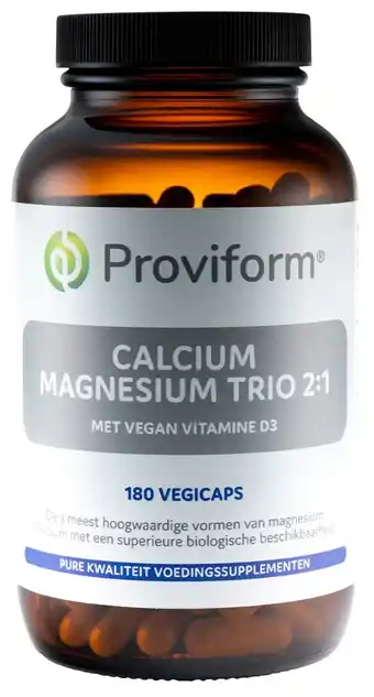 De Online Drogist Proviform calcium magnesium trio 2:1 & d3 vegicaps aanbieding