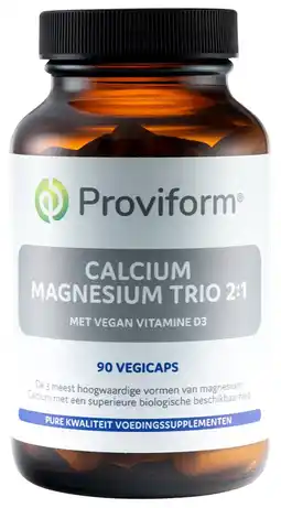 De Online Drogist Proviform calcium magnesium trio 2:1 & d3 vegicaps aanbieding