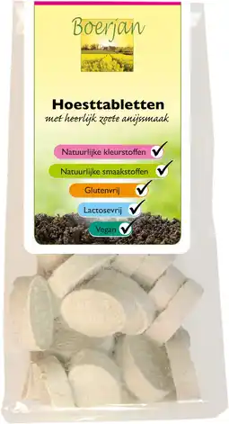 De Online Drogist Boerjan hoesttabletten anijssmaak aanbieding