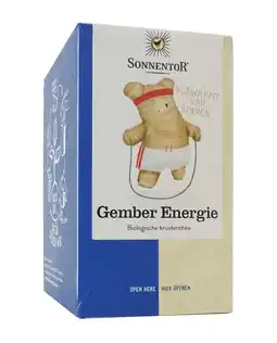 De Online Drogist Sonnentor gember energie kruidentheezakjes aanbieding