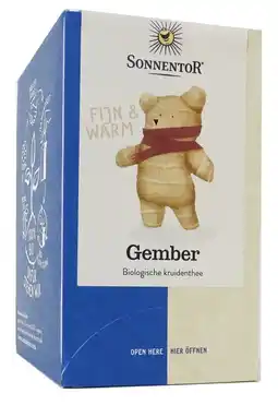 De Online Drogist Sonnentor gember kruidentheezakjes aanbieding