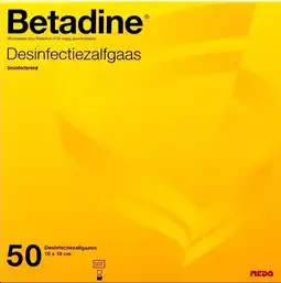 De Online Drogist Betadine desinfectie zalfgaas 10x10cm aanbieding