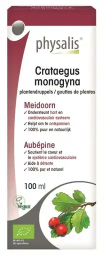 De Online Drogist Physalis crataegus monogyna druppels aanbieding