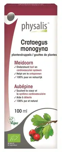 De Online Drogist Physalis crataegus monogyna druppels aanbieding