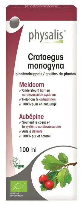 De Online Drogist Physalis crataegus monogyna druppels aanbieding